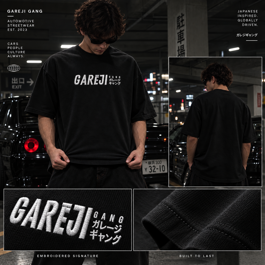 GAREJI SIGNATURE — BLACK EMBROIDERED